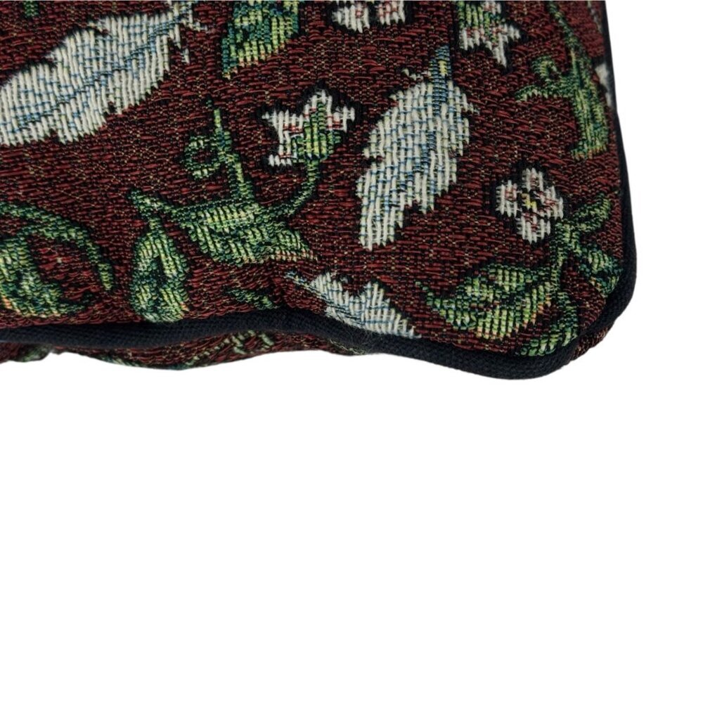 Rooster Tapestry Pillow Multicolor Farmhouse Country Floral Square Home Decor - Picture 8 of 12